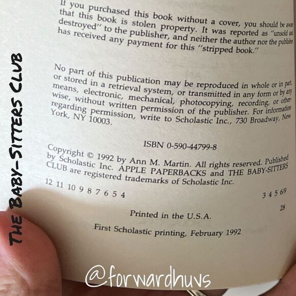 Bundle Sale 3 for $15 | Baby-Sitters Club | Mystery #3 | Vintage 1992 - Picture 6 of 8